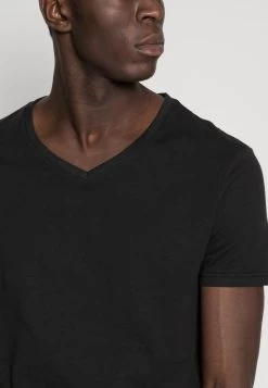 Pier One 5 Pack - Camiseta Básica - White/Blue/Black -Pier One 04339dc8a41b4f87892bcf5988fa14bc