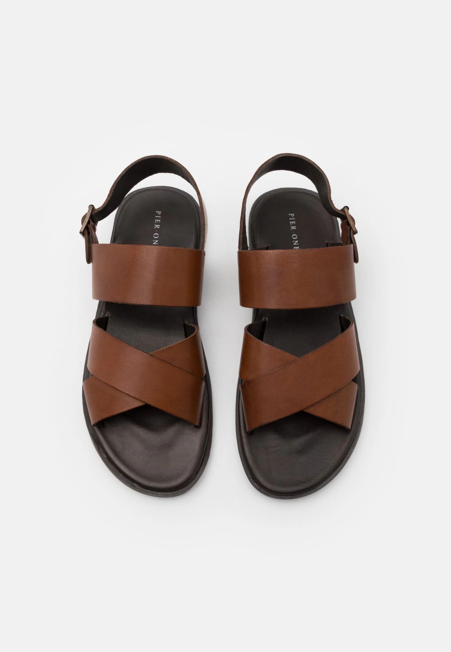 Pier One Unisex - Sandalias - Cognac 6 Pier One Unisex - Sandalias - Cognac - Imagen 6