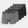 Pier One 5 Pack - Culotte -Black/Mottled Dark Grey