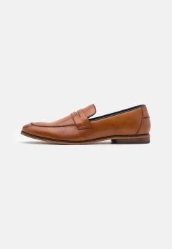 Pier One Leather - Mocasines - Camel