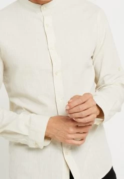 Pier One Camisa - Beige -Pier One 12813ec6fc634f858a508c8369252c27