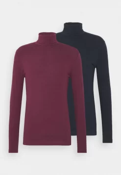 Pier One 2 Pack - Camiseta De Manga Larga - Bordeaux/Dark Blue -Pier One 15b3fdd2dffe4700a6e46e3d2263d522 scaled