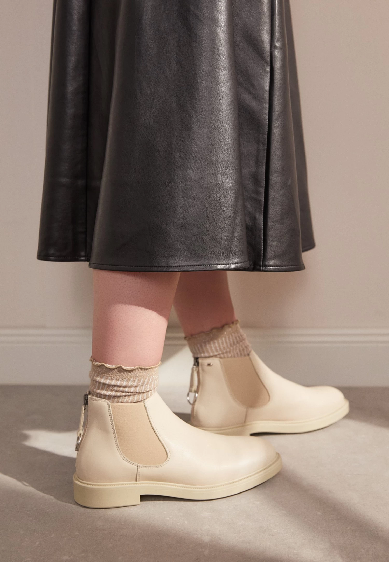 Pier One Leather - Botines Bajos - Beige 2 Pier One Leather - Botines Bajos - Beige - Imagen 2