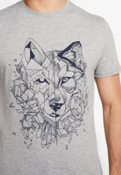 Pier One Camiseta Estampada - Mottled Grey -Pier One 19bac3e87c214150932db03a2c67e58e scaled