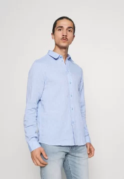 Pier One Camisa - Mottled Blue