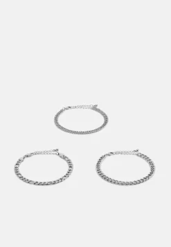 Pier One 3 Pack - Pulsera - Silver-Coloured