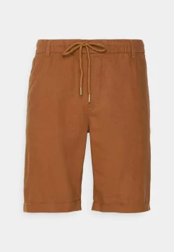 Pier One Linen Blend Drawcord Shorts- Shorts - Brown -Pier One 1ea4e2e885224bdf9790c588673025ff scaled