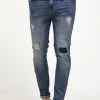 Pier One Vaqueros Slim Fit - Destroyed Denim