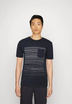Pier One Camiseta Estampada - Dark Blue