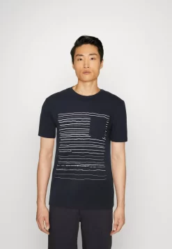 Pier One Camiseta Estampada - Dark Blue