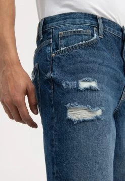 Pier One Shorts Vaqueros - Dark Blue Denim -Pier One 276254a4979c4bad9439f125663ea190