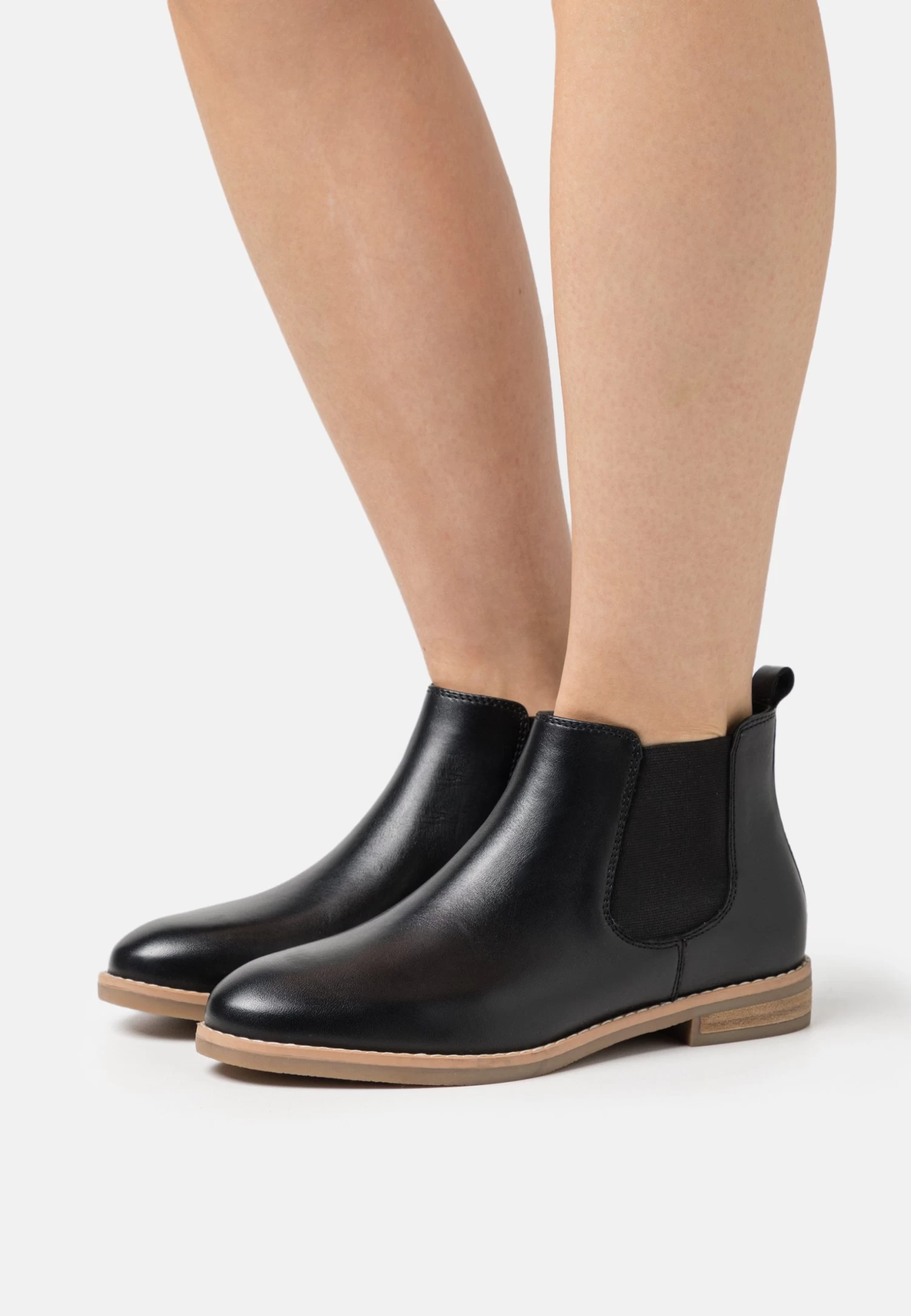 Pier One Leather - Botines Bajos - Black 1 Pier One Leather - Botines Bajos - Black