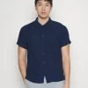 Pier One Camisa - Dark Blue