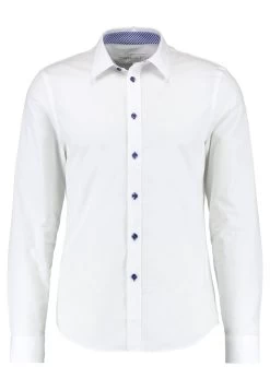 Pier One Camisa - White/Blue -Pier One 2b9d03cd92884ad19608d60ca1b3ea75
