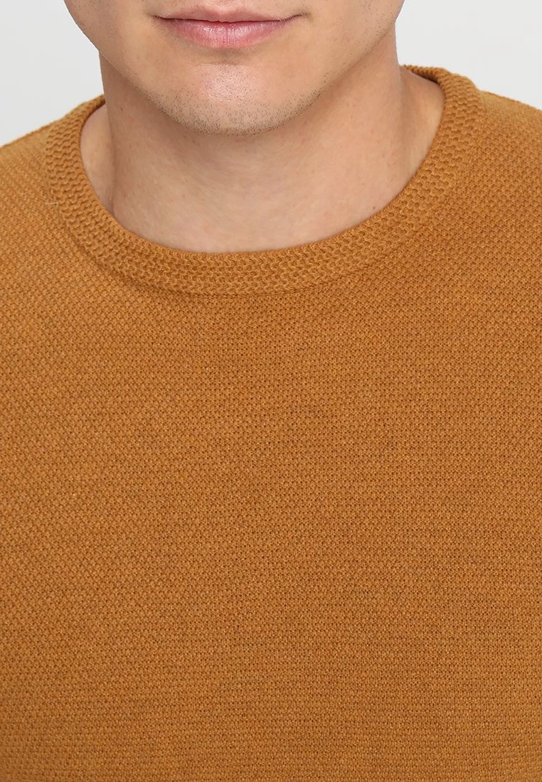 Pier One Jersey De Punto - Mottled Dark Yellow 4 Pier One Jersey De Punto - Mottled Dark Yellow - Imagen 4