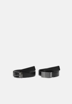 Pier One 2Pack Unisex - Cinturón -Black