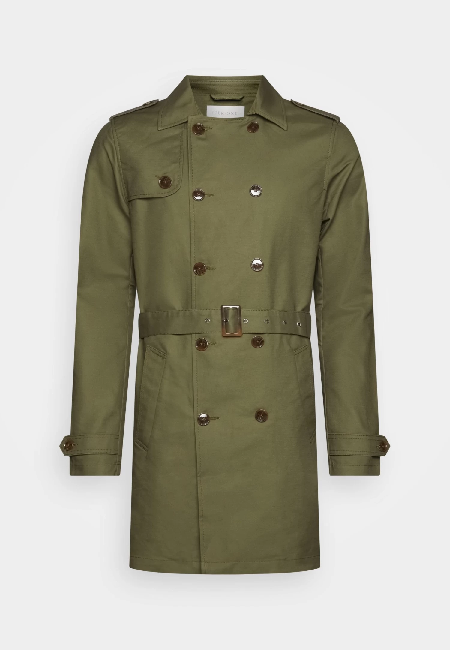 Pier One Gabardina - Olive 1 Pier One Gabardina - Olive