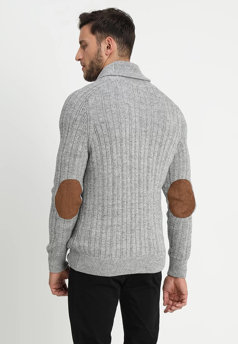 Pier One Chaqueta De Punto - Mottled Dark Grey 3 Pier One Chaqueta De Punto - Mottled Dark Grey - Imagen 3