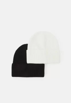 Pier One Unisex 2 Pack - Gorro - Black/White