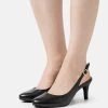 Pier One Leather- Tacones - Black