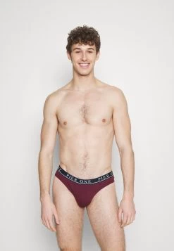 Pier One Branded Waistband Briefs 3 Pack - Braguitas - Dark Blue /Green/Bordeaux -Pier One 3bf4517ea3b5408a9a622d206f05beec