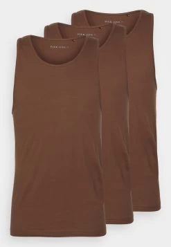 Pier One 3Pck Skin Tone Rib Vest- Camiseta Interior - Brown -Pier One 441df9f4c8f242f193b2f72b7d9c6a28