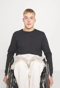 Pier One Camiseta De Manga Larga - Black -Pier One 45cf56a72ccd449798b5c18cbbf5aa1d