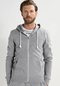 Pier One Sudadera Con Cremallera - Grey Melange