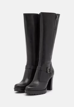 Pier One Leather- Botas De Tacón - Black 8 Pier One Leather- Botas De Tacón - Black -Pier One 487615a3a2a14c3e975bbf3b4c2d2783