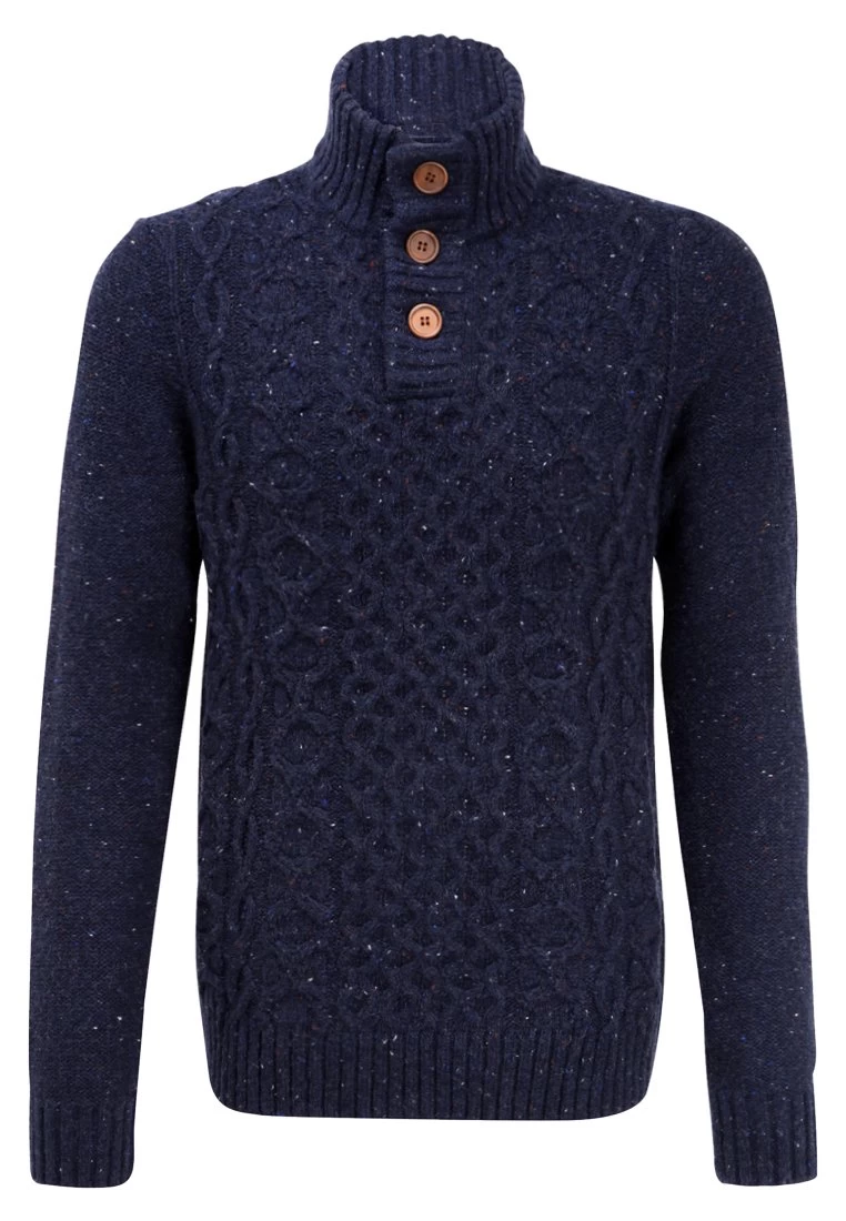 Pier One Jersey De Punto - Mottled Dark Blue 6 Pier One Jersey De Punto - Mottled Dark Blue - Imagen 6