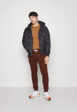 Pier One 2 Pack - Pantalones Deportivos - Dark Brown/Black