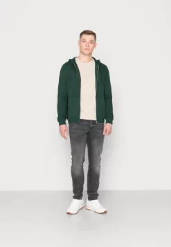 Pier One 5 Pack - Camiseta Básica - White/Green/Bordeaux/Black/Beige