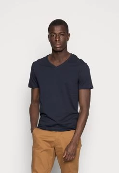 Pier One 5 Pack - Camiseta Básica - White/Blue/Black -Pier One 4a34d78ca51f42698346376dd60fb2d7