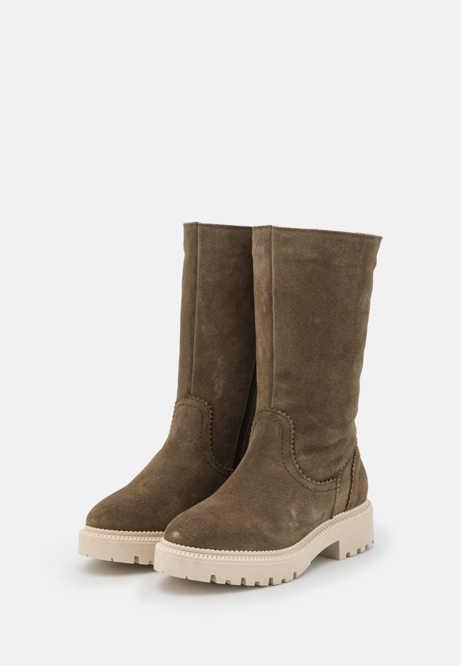 Pier One Leather Winter Boot - Botas - Khaki 3 Pier One Leather Winter Boot - Botas - Khaki - Imagen 3