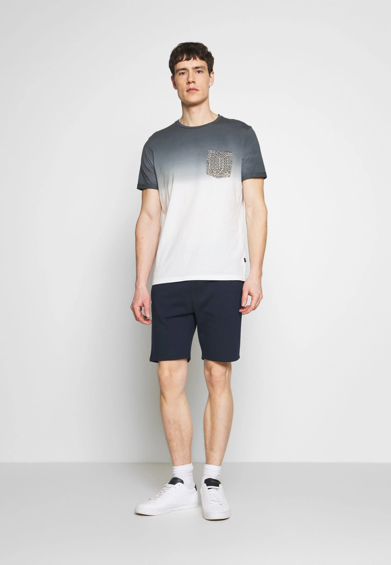 Pier One 2 Pack - Shorts - Dark Blue/Black 2 Pier One 2 Pack - Shorts - Dark Blue/Black - Imagen 2