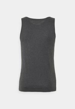 Pier One 3 Pack - Camiseta Interior - Black/Khaki/Mottled Dark Grey -Pier One 4e3b957f8ebd41b9a9d3053b4b118f71