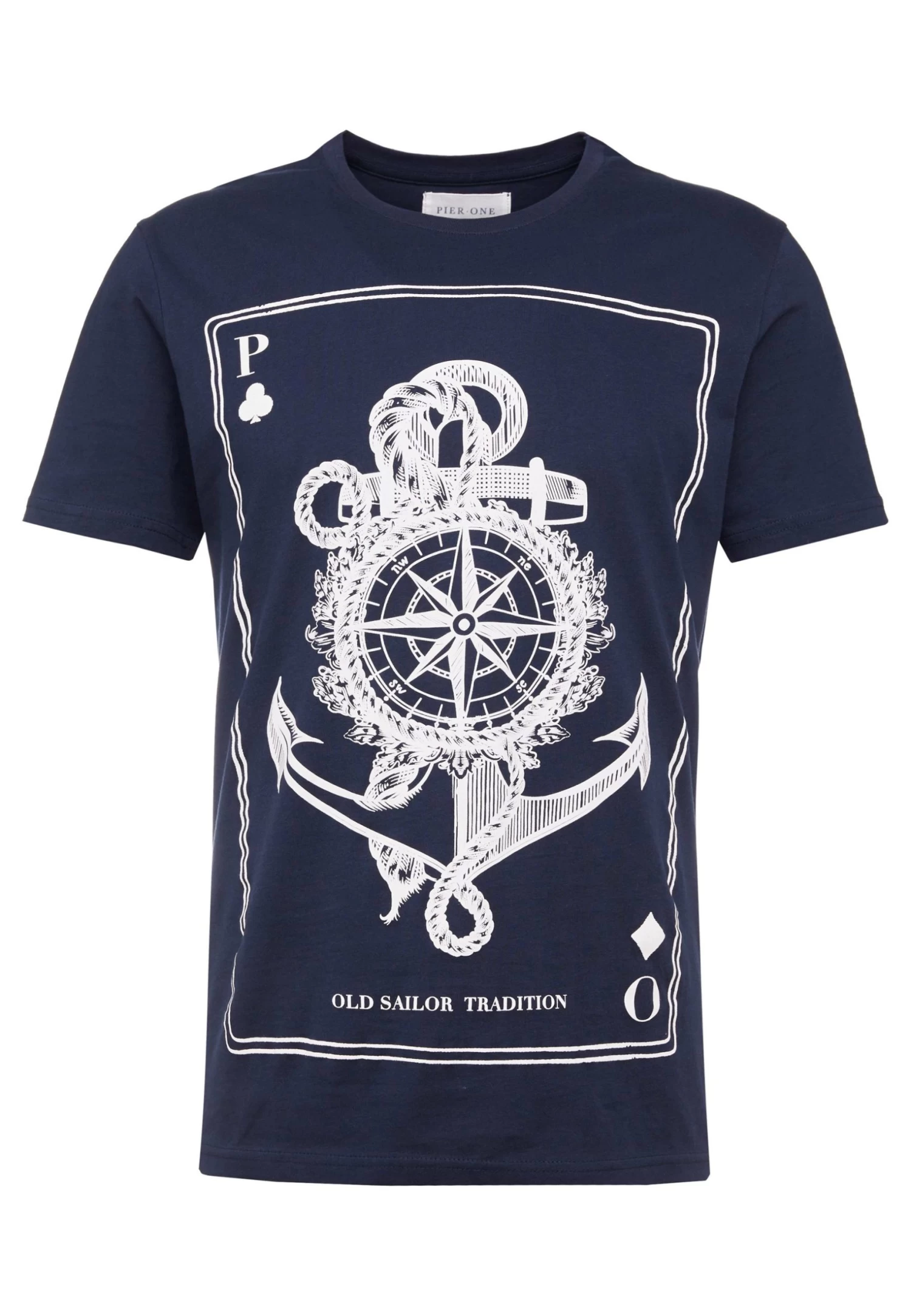 Pier One Camiseta Estampada - Dark Blue 4 Pier One Camiseta Estampada - Dark Blue - Imagen 4