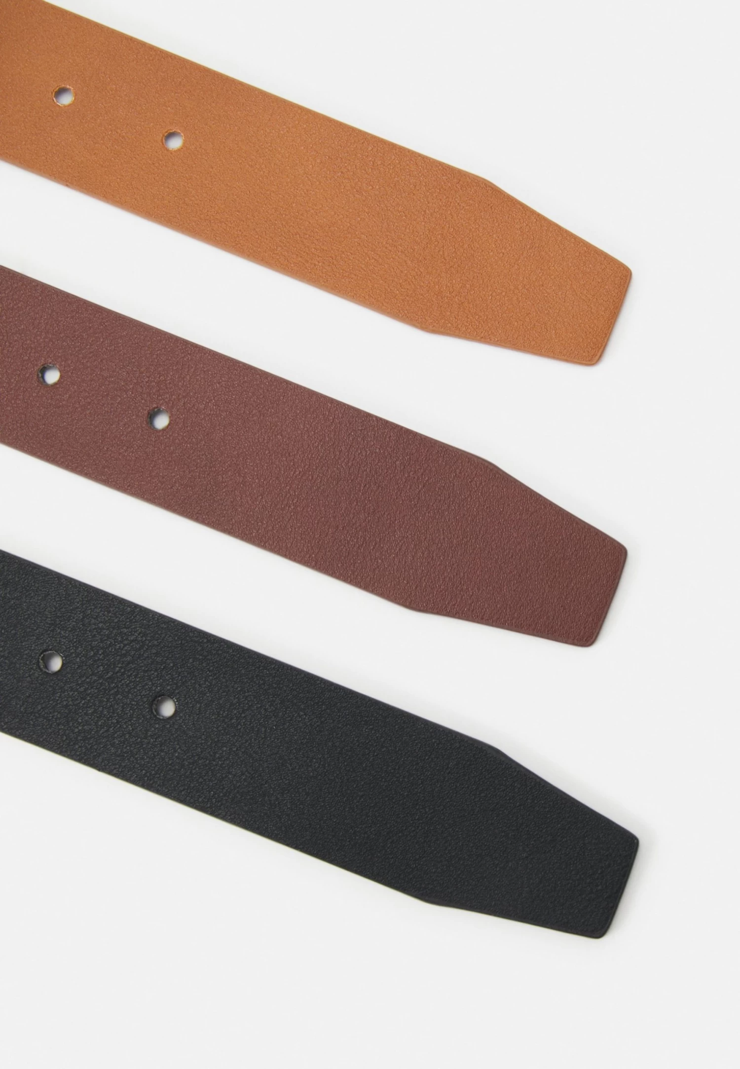 Pier One 3 Pack Unisex - Cinturón - Black/Brown/Cognac 3 Pier One 3 Pack Unisex - Cinturón - Black/Brown/Cognac - Imagen 3