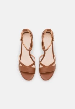 Pier One Leather - Sandalias De Tacón - Cognac -Pier One 514b61e3e3b94b0981119aeccd726de4