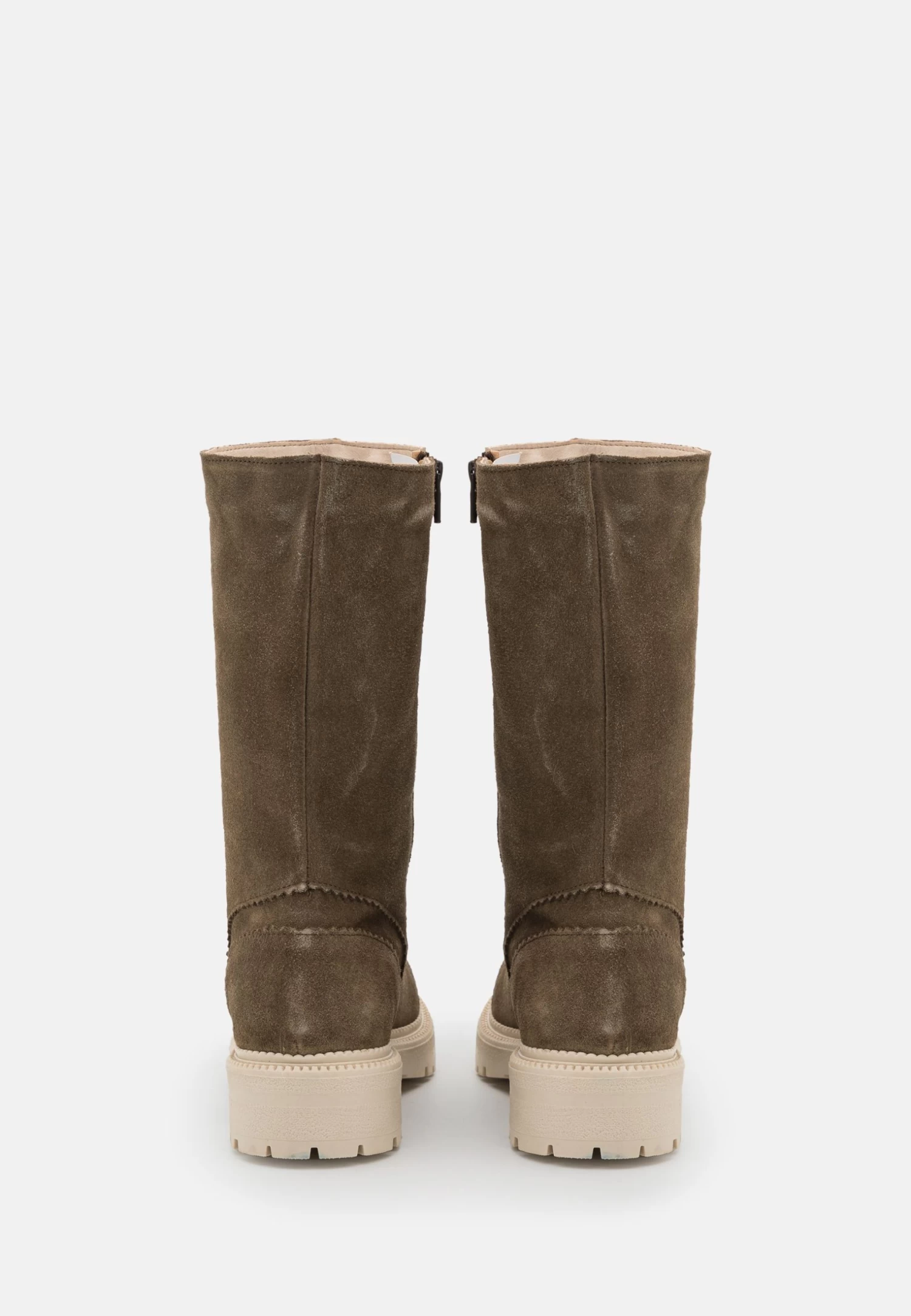Pier One Leather Winter Boot - Botas - Khaki 4 Pier One Leather Winter Boot - Botas - Khaki - Imagen 4