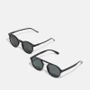 Pier One Unisex 2 Pack - Gafas De Sol - Black