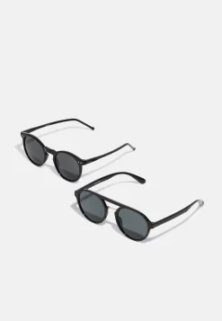 Pier One Unisex 2 Pack - Gafas De Sol - Black