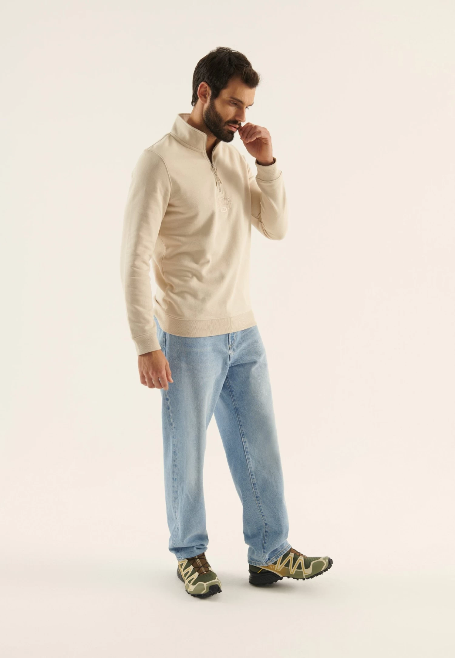 Pier One Sudadera - Beige 2 Pier One Sudadera - Beige - Imagen 2