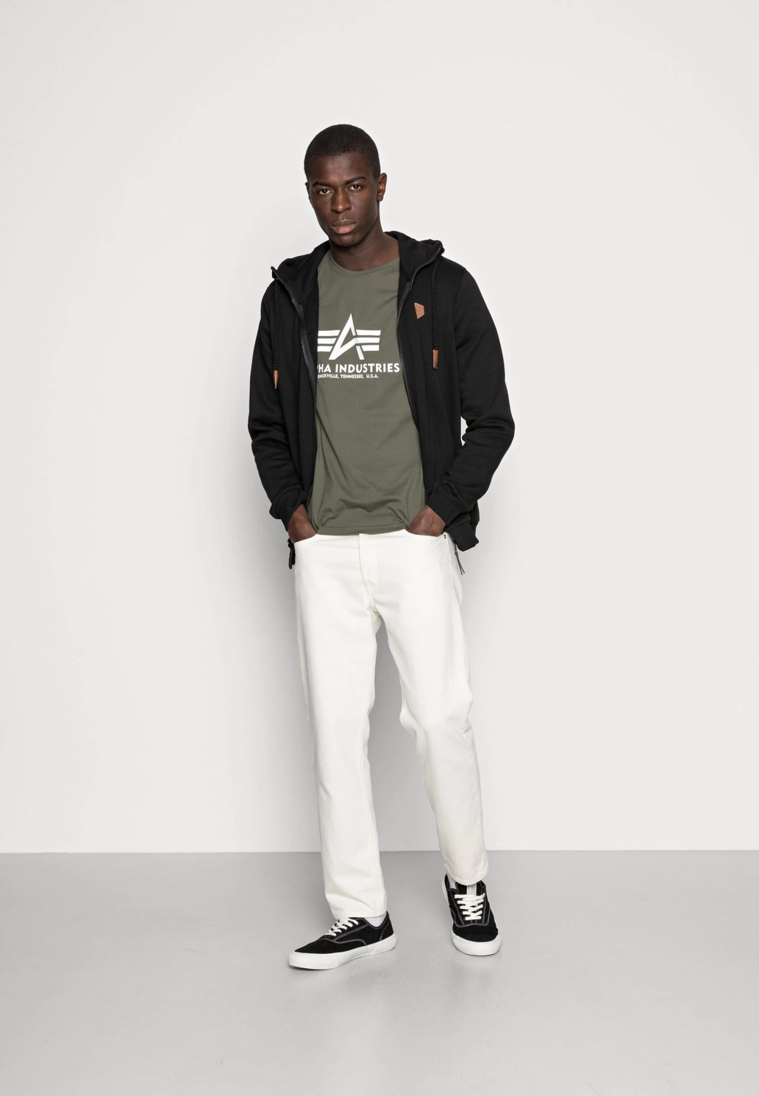 Pier One Sudadera Con Cremallera - Black 2 Pier One Sudadera Con Cremallera - Black - Imagen 2