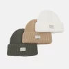 Pier One Unisex 3 Pack - Gorro - Beige/Green/White