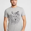 Pier One Camiseta Estampada - Mottled Grey