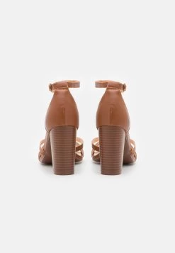 Pier One Leather - Sandalias De Tacón - Cognac -Pier One 6ceb597c8248494b81a8c8c0f59690f0