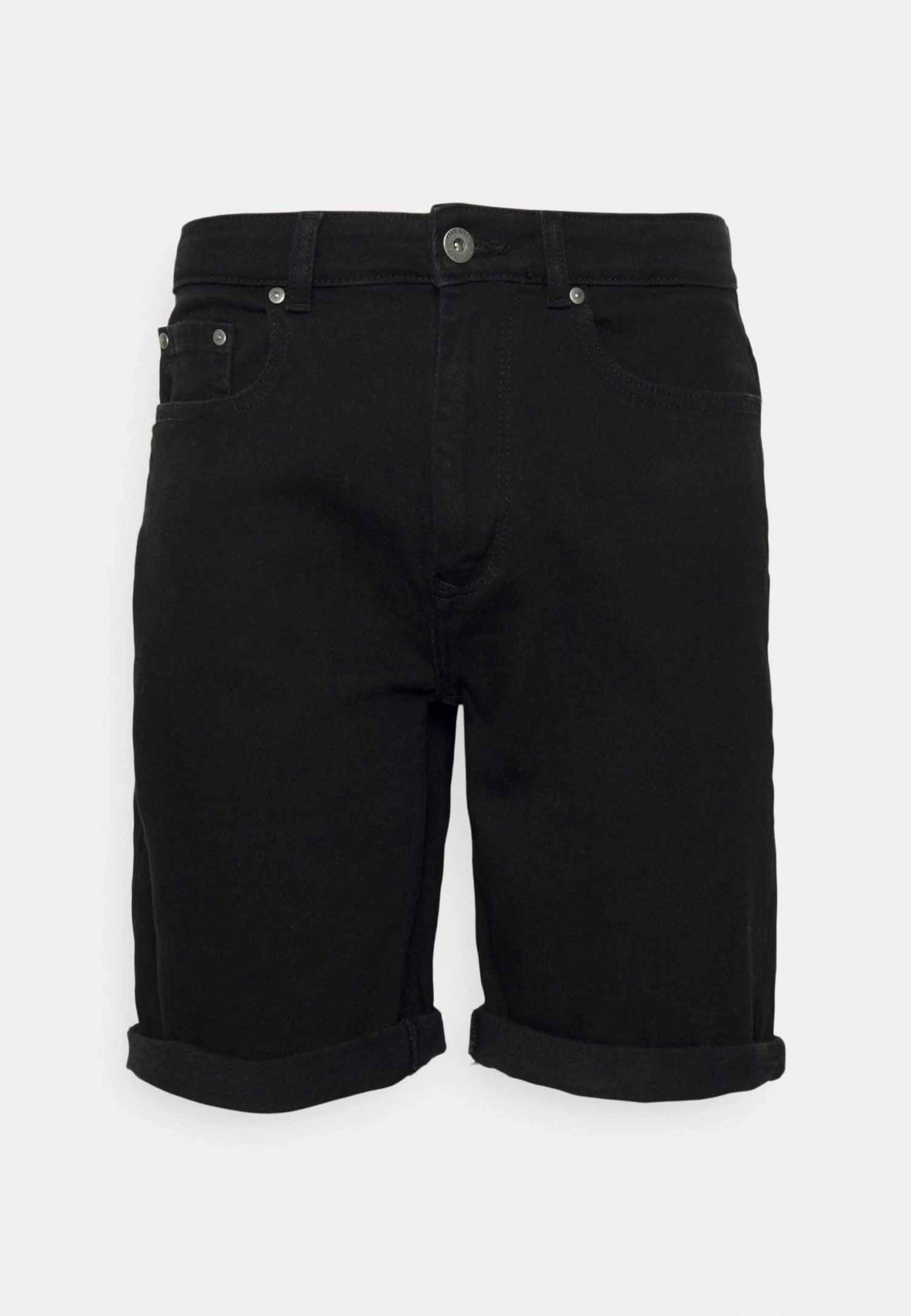 Pier One Shorts Vaqueros - Black Denim 1 Pier One Shorts Vaqueros - Black Denim
