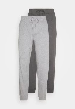 Pier One 2 Pack - Pantalón De Pijama - Mottled Dark Grey/Mottled Grey -Pier One 7438e3af94d84f41a7e5cef68ab55737
