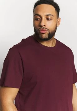 Pier One 2 Pack - Camiseta Básica - Dark Blue/Bordeaux -Pier One 75b9cd712cb74ea5b97c41eb3b6bede8